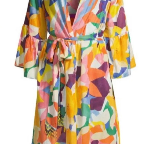 True destinations multicolored cover up/robe - Picture 2 of 3